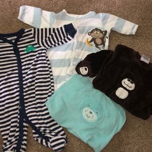 Set of 4 sleepers size 3 months